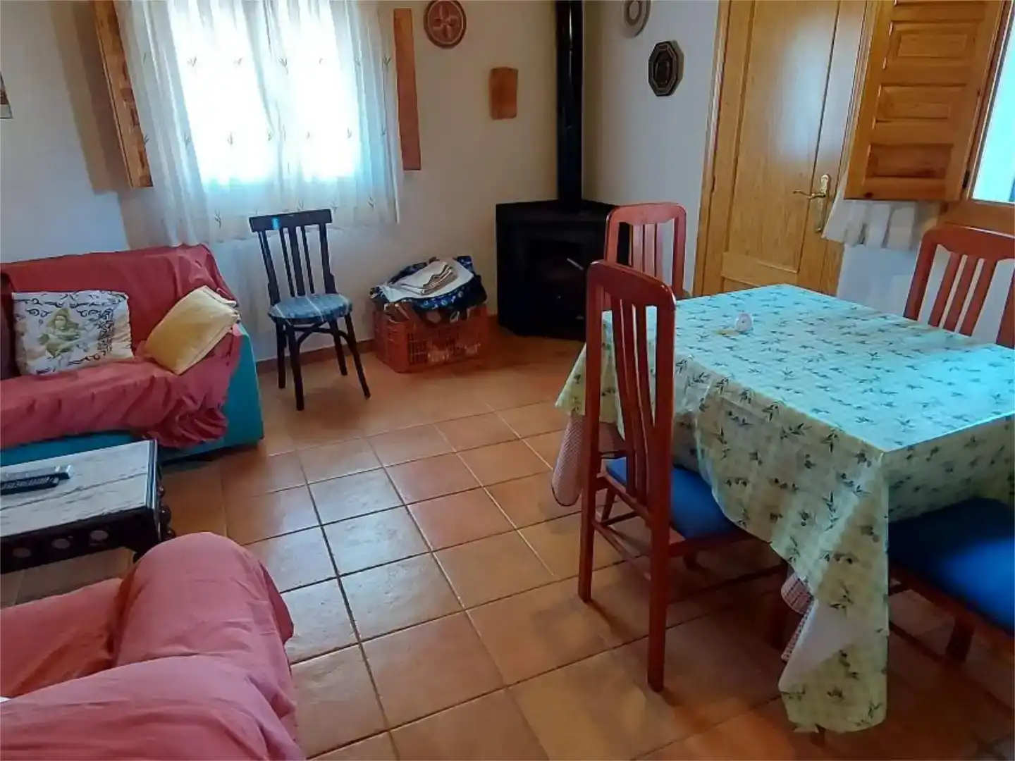 Sala de estar de Casa o chalet en venta en Ribota con Jardín privado, Parquet y Trastero