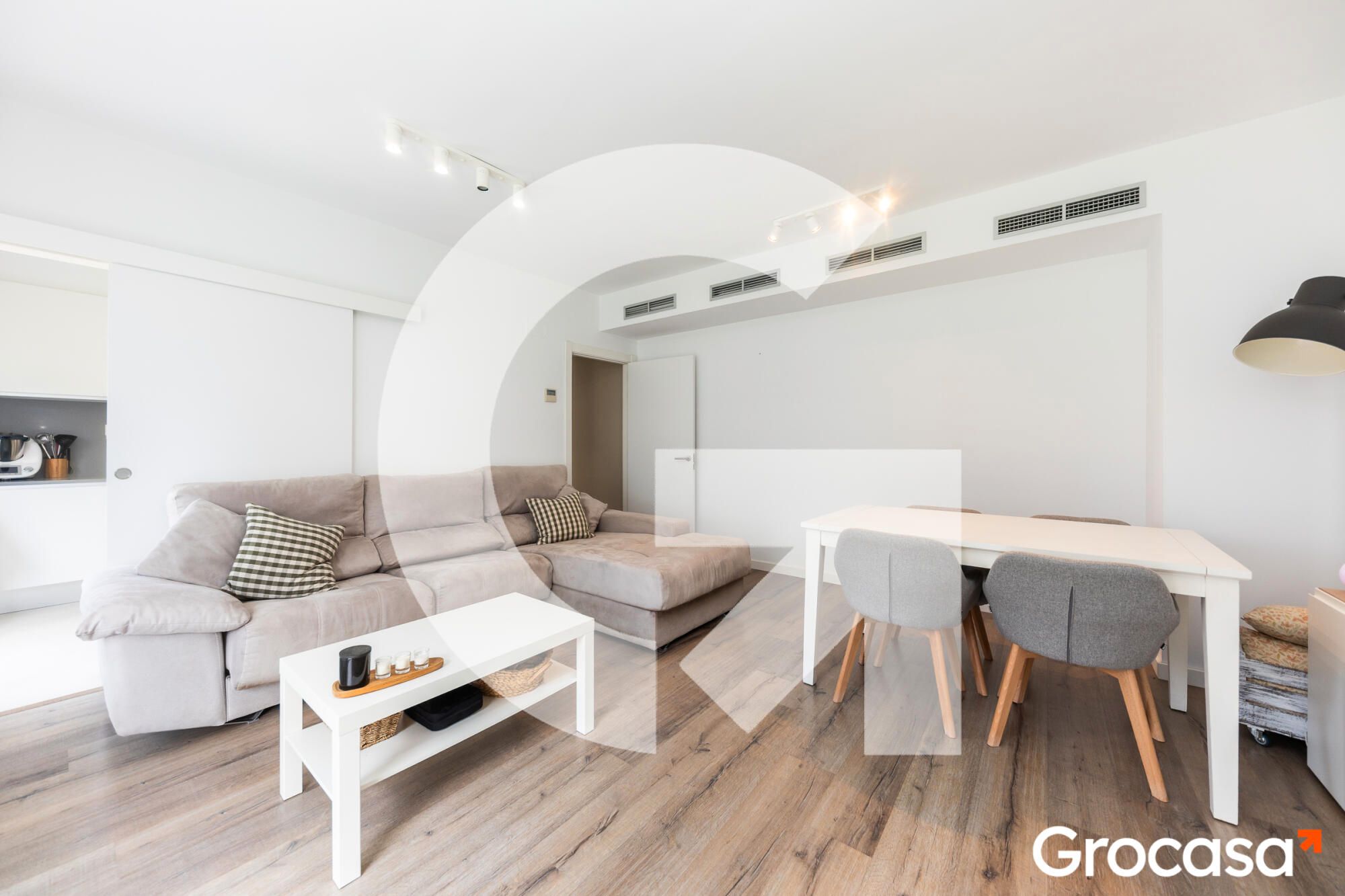 Living room of Flat for sale in Sant Boi de Llobregat  with Air Conditioner, Heating and Oven