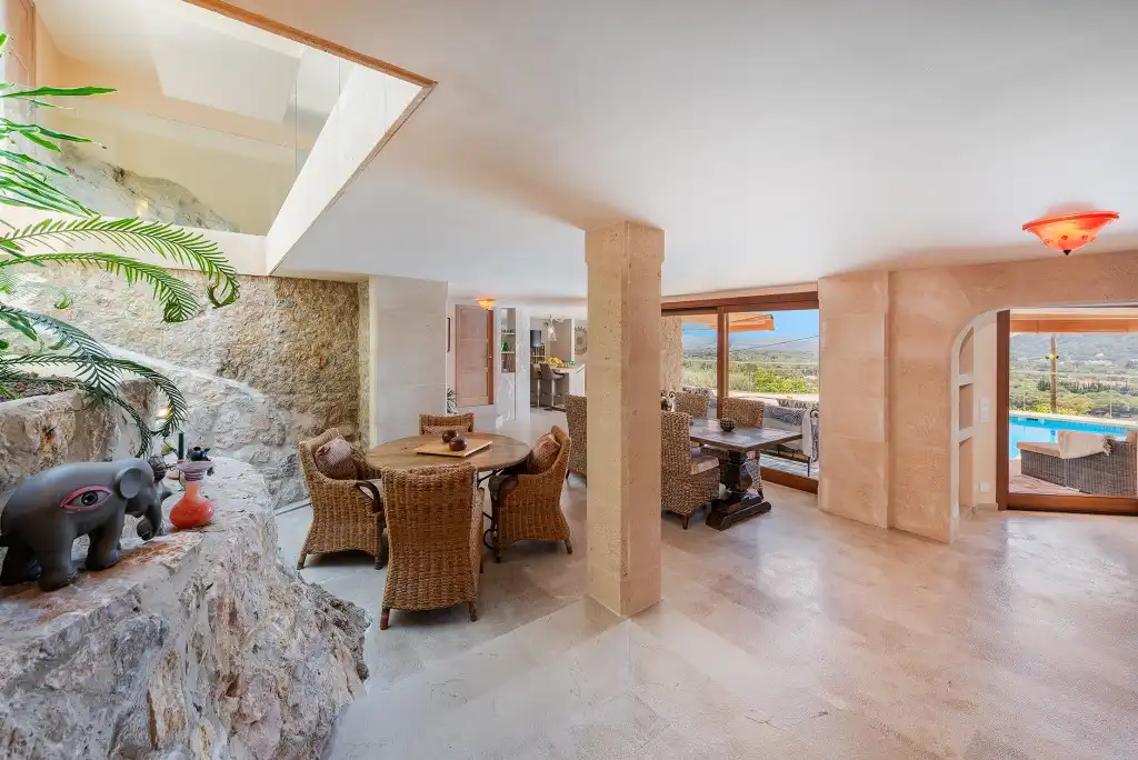 Comedor de Casa o chalet en venta en Pollença con Aire acondicionado, Calefacción y Jardín privado