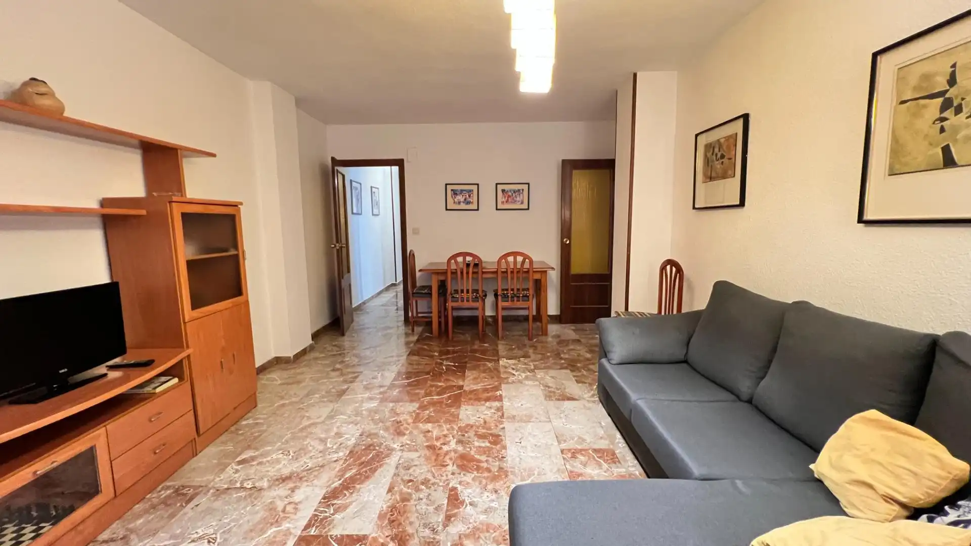 Sala de estar de Piso de alquiler en  Granada Capital con Amueblado