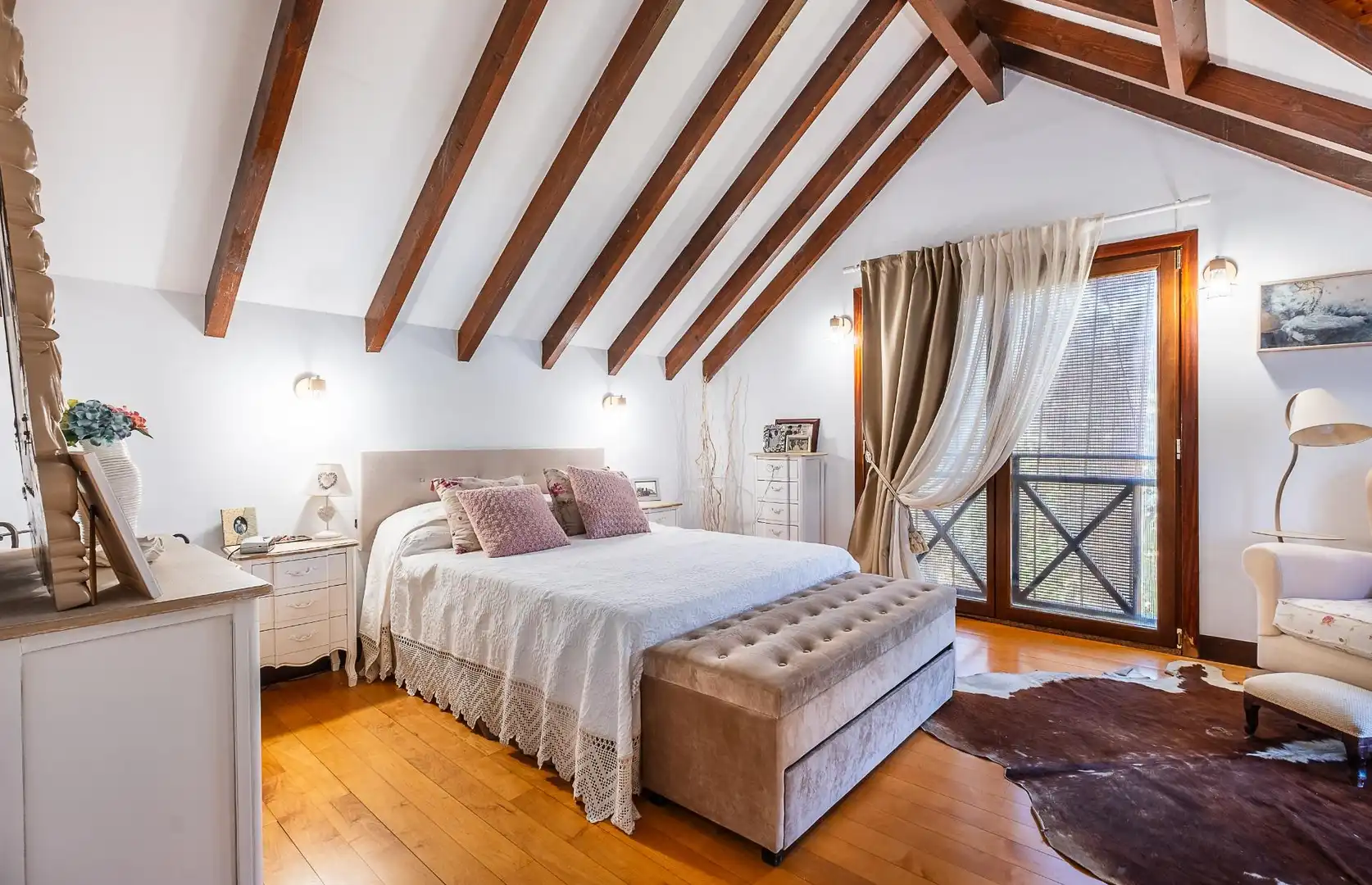 Dormitori de Casa o xalet en venda en Guadarrama amb Aire condicionat, Calefacció i Jardí privat
