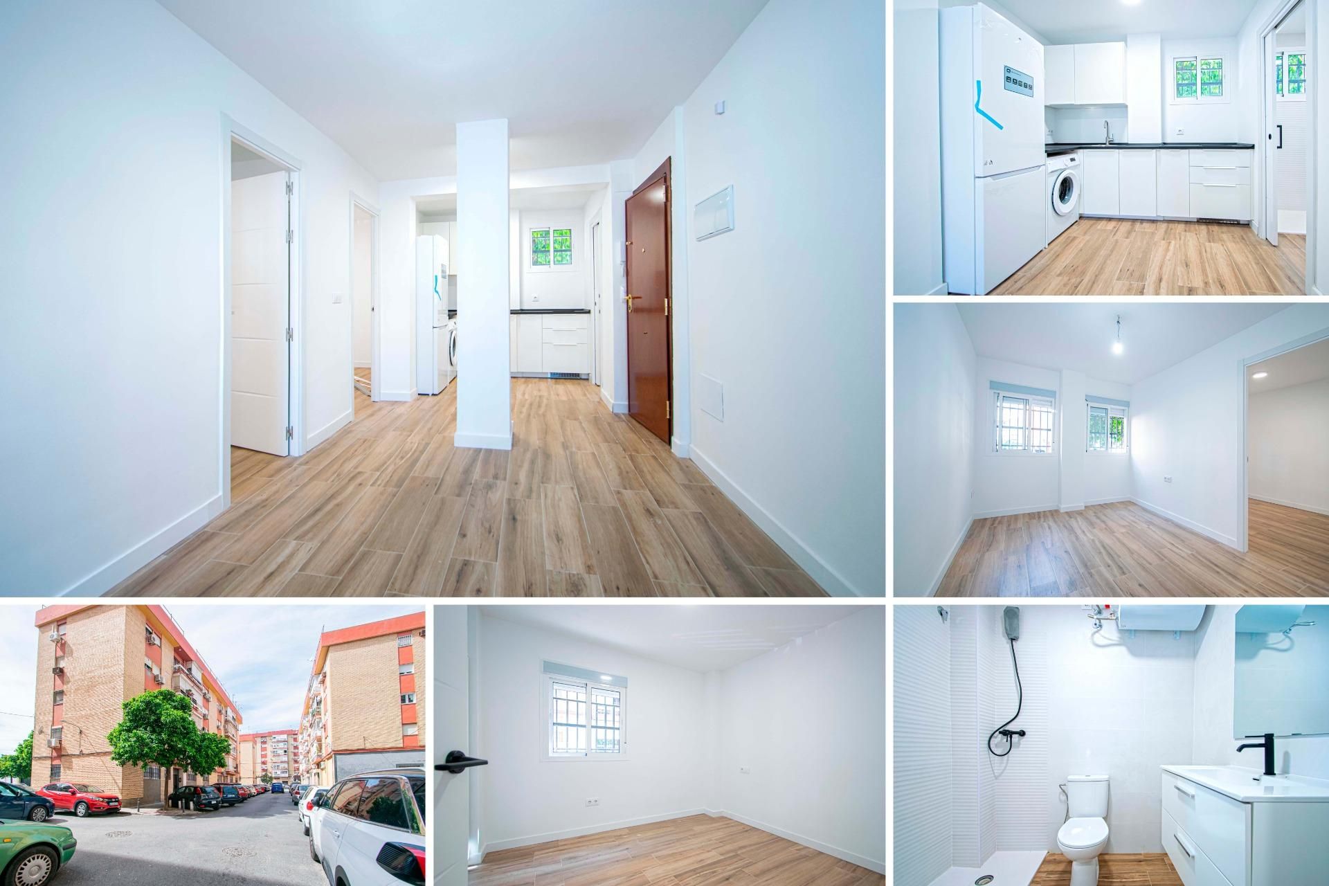 Exterior view of Planta baja for sale in  Sevilla Capital