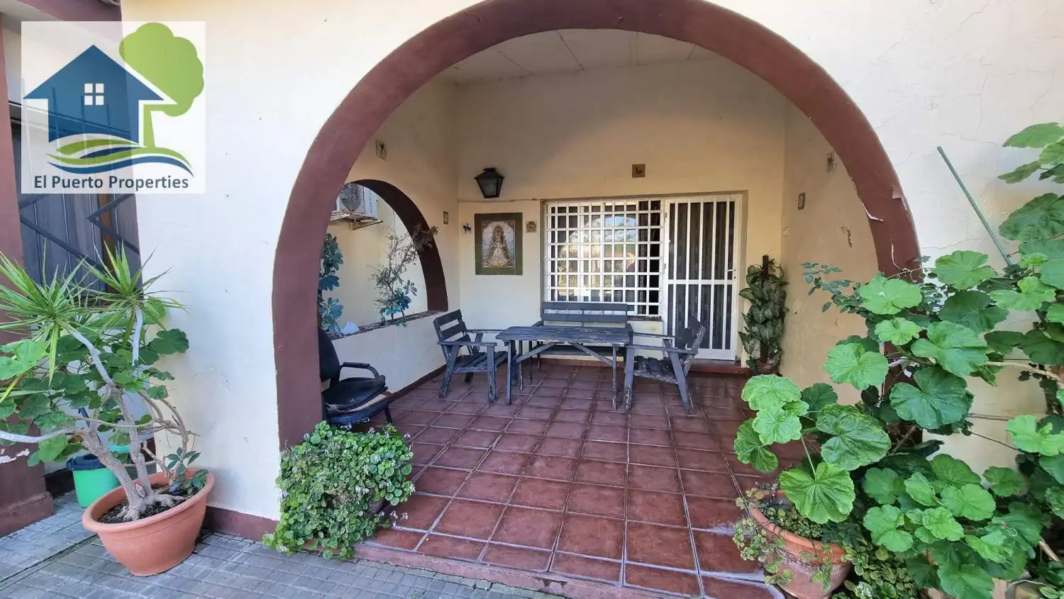 Terrassa de Casa o xalet en venda en El Puerto de Santa María amb Aire condicionat, Calefacció i Jardí privat