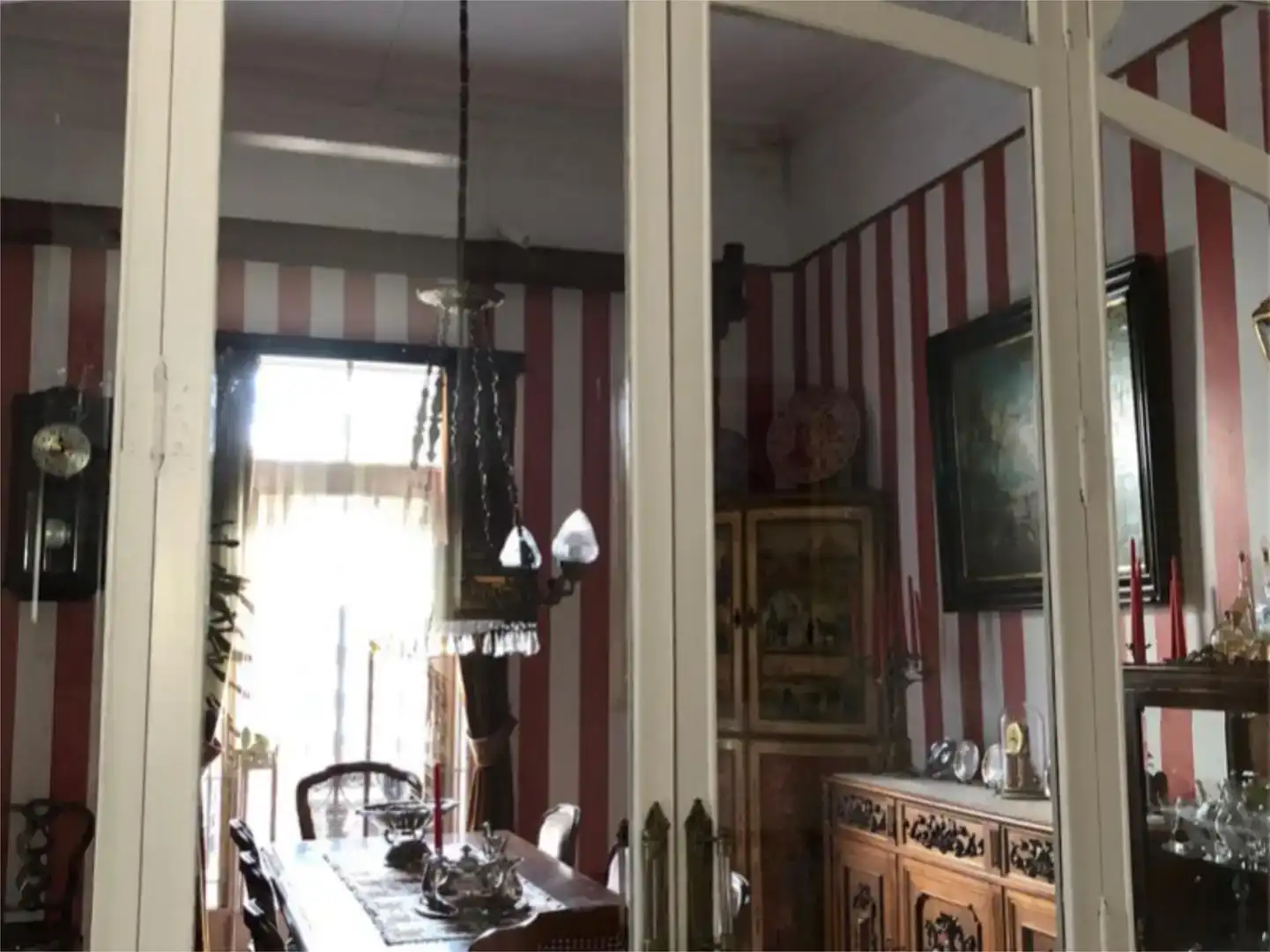Menjador de Casa o xalet en venda en Granollers amb Aire condicionat, Jardí privat i Moblat