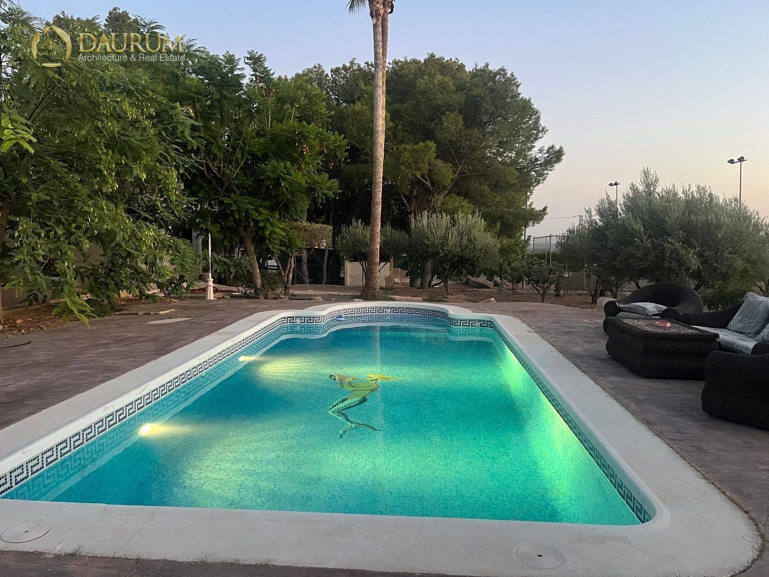 Swimming pool of House or chalet for sale in Elche / Elx  with Air Conditioner, Heating and Terrace