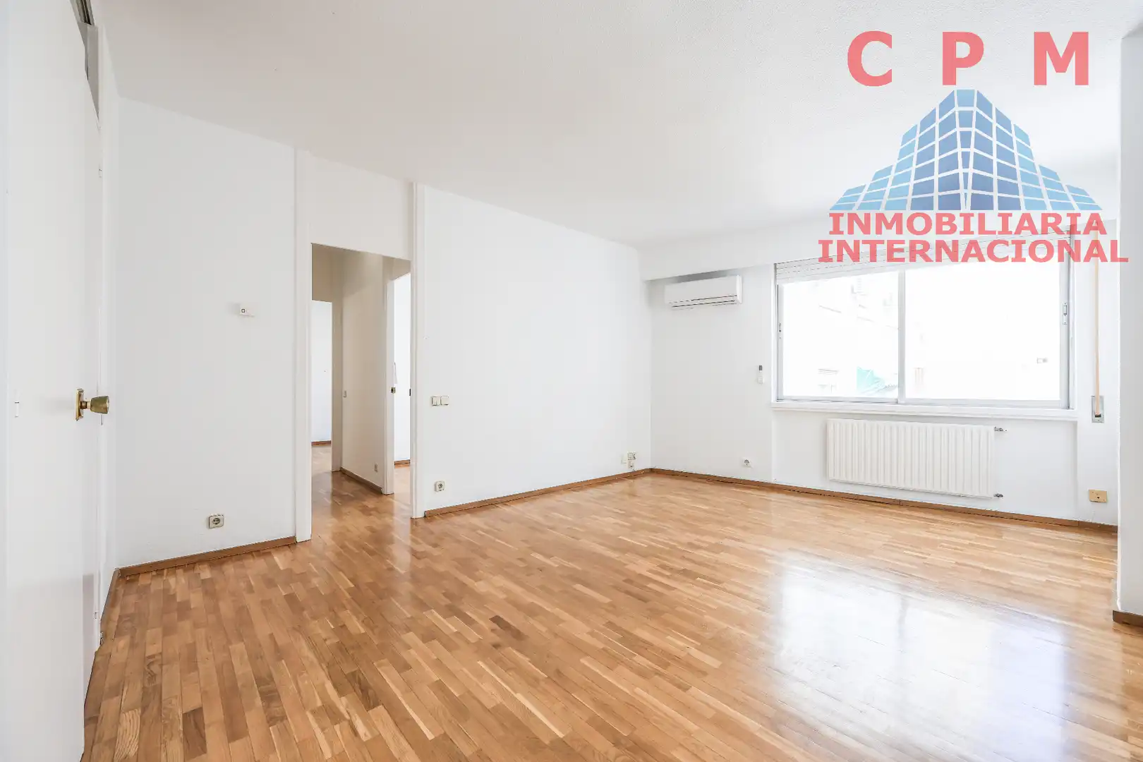 Wohnzimmer von Wohnung zur Miete in Madrid mit Klimaanlage, Heizung und Parkett
