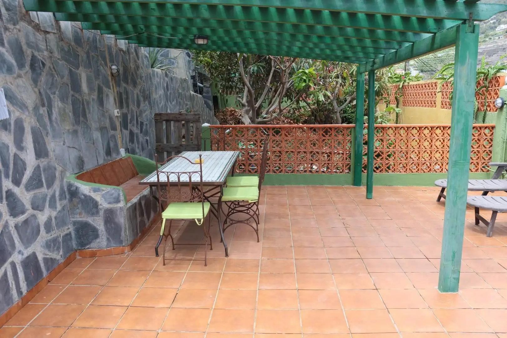 Terraza de Finca rústica en venta en Hermigua con Jardín privado, Terraza y Amueblado