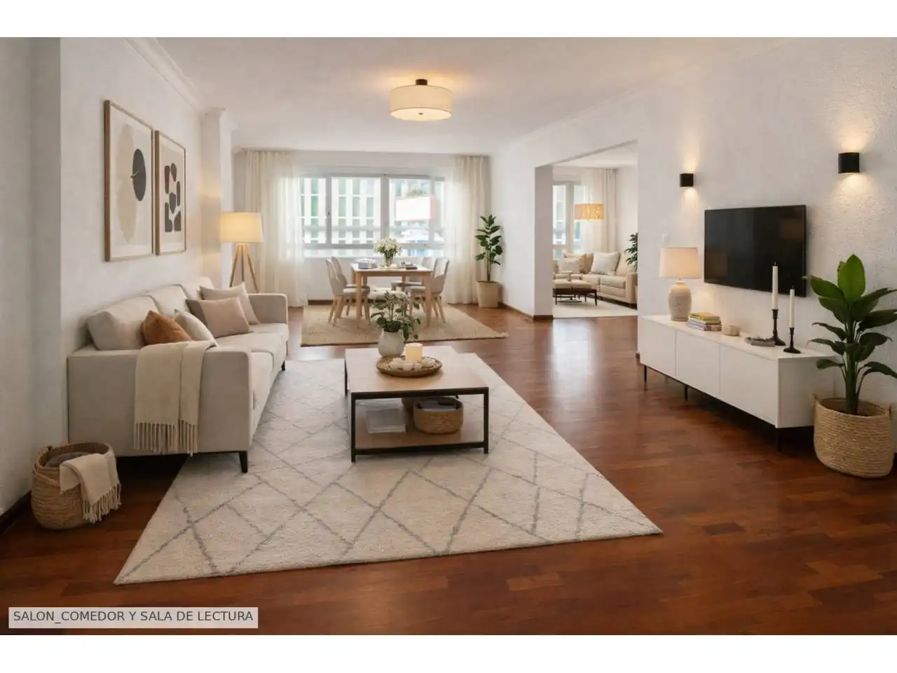 Living room of Flat for sale in  Madrid Capital  with Air Conditioner, Heating and Storage room