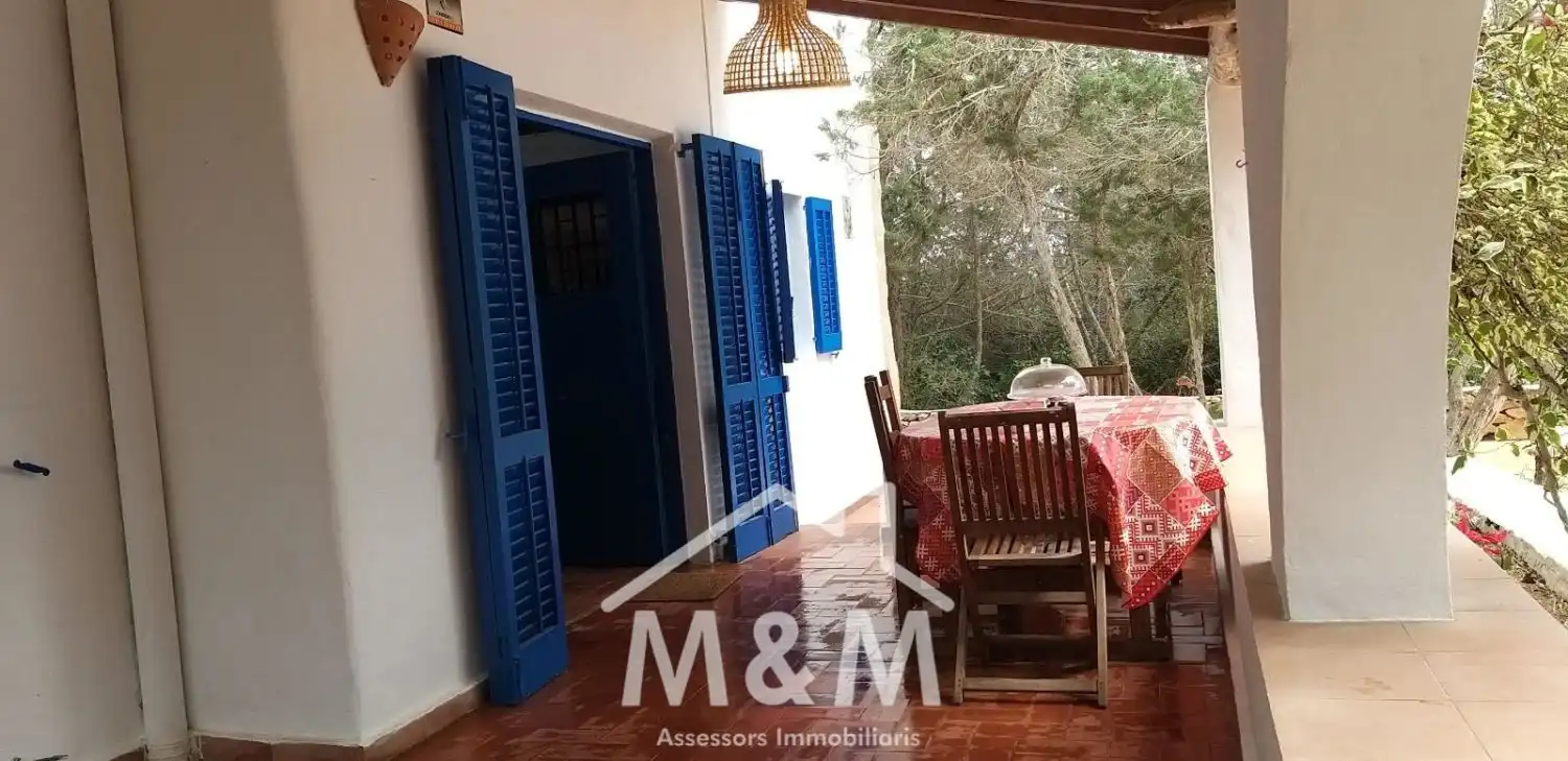 Terraza de Casa o chalet de alquiler en Formentera con Piscina