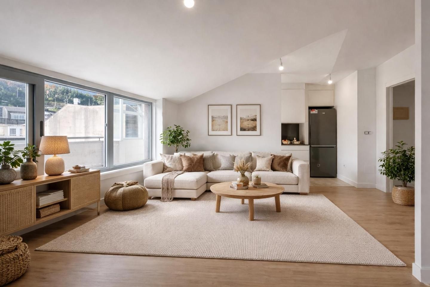 Living room of Attic for sale in A Coruña Capital   with Terrace and Storage room