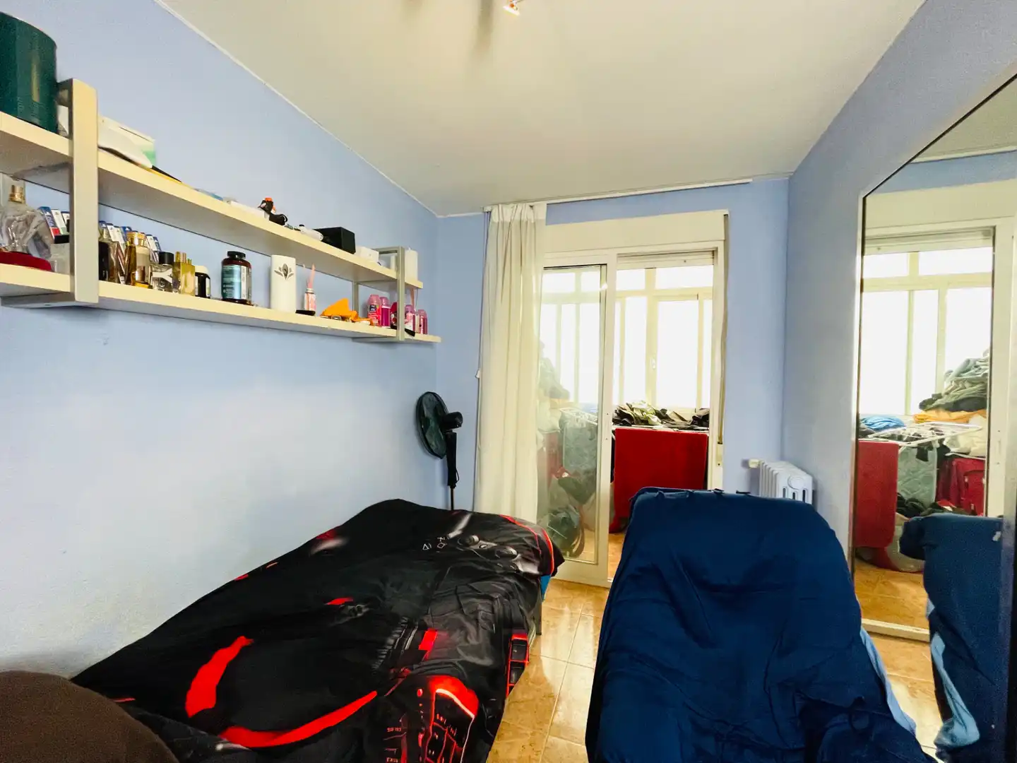 Schlafzimmer von Wohnung zum Verkauf in Zaragoza mit Klimaanlage, Möbliert und Balkon