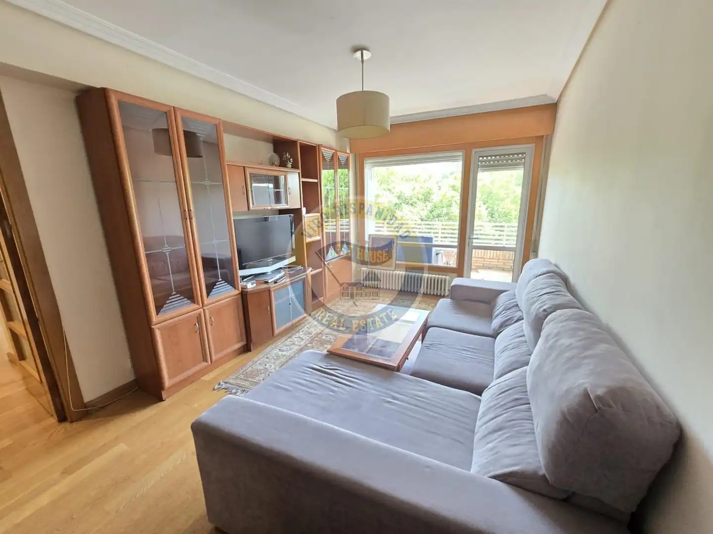 Wohnzimmer von Wohnung zur Miete in Vigo  mit Heizung, Parkett und Möbliert