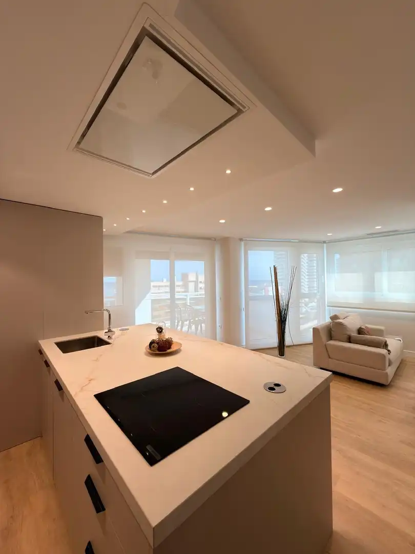 Kitchen of Flat for rent in Alicante / Alacant  with Air Conditioner, Private garden and Terrace