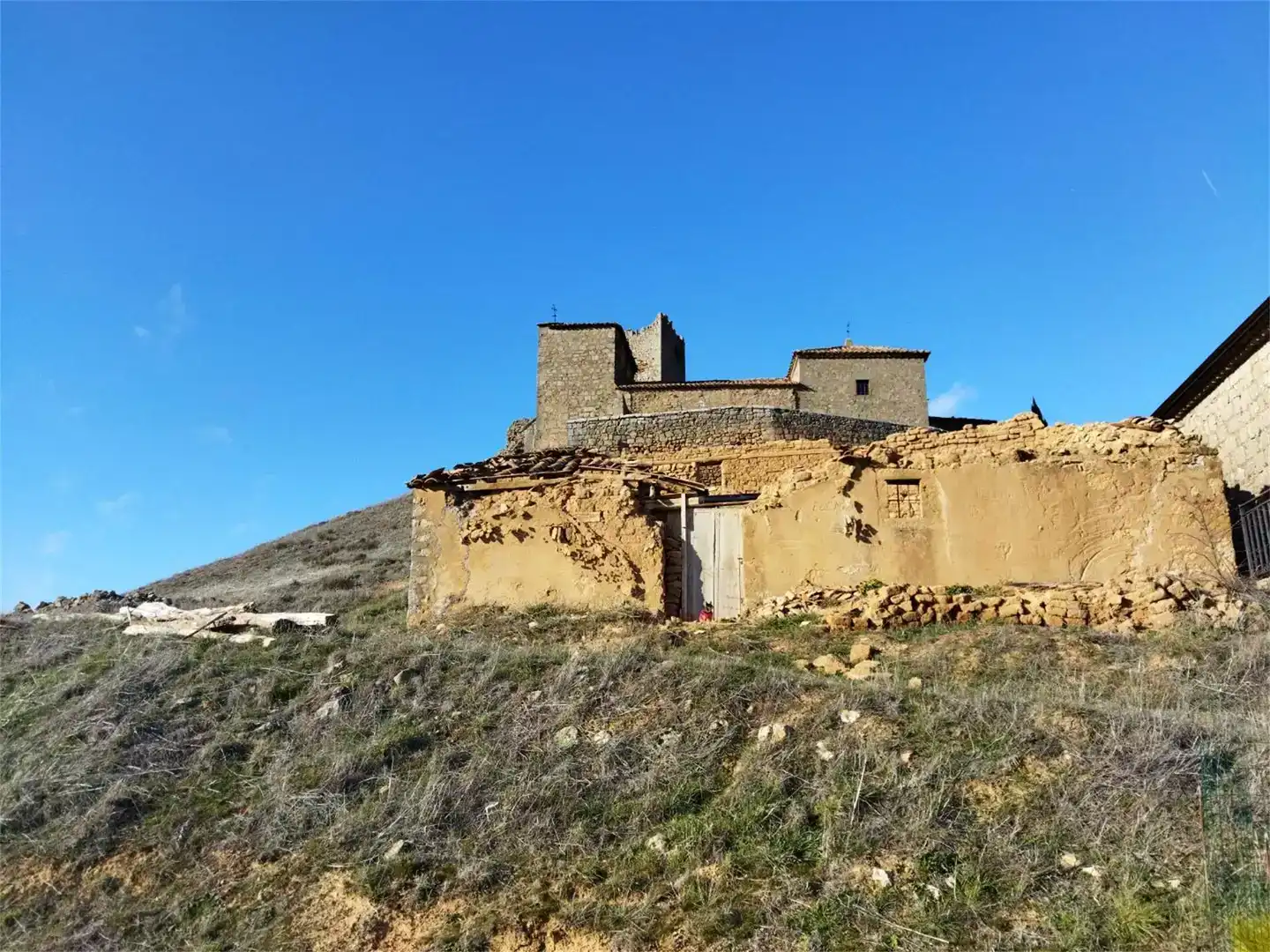 Vista exterior de Planta baixa en venda en Viana de Duero