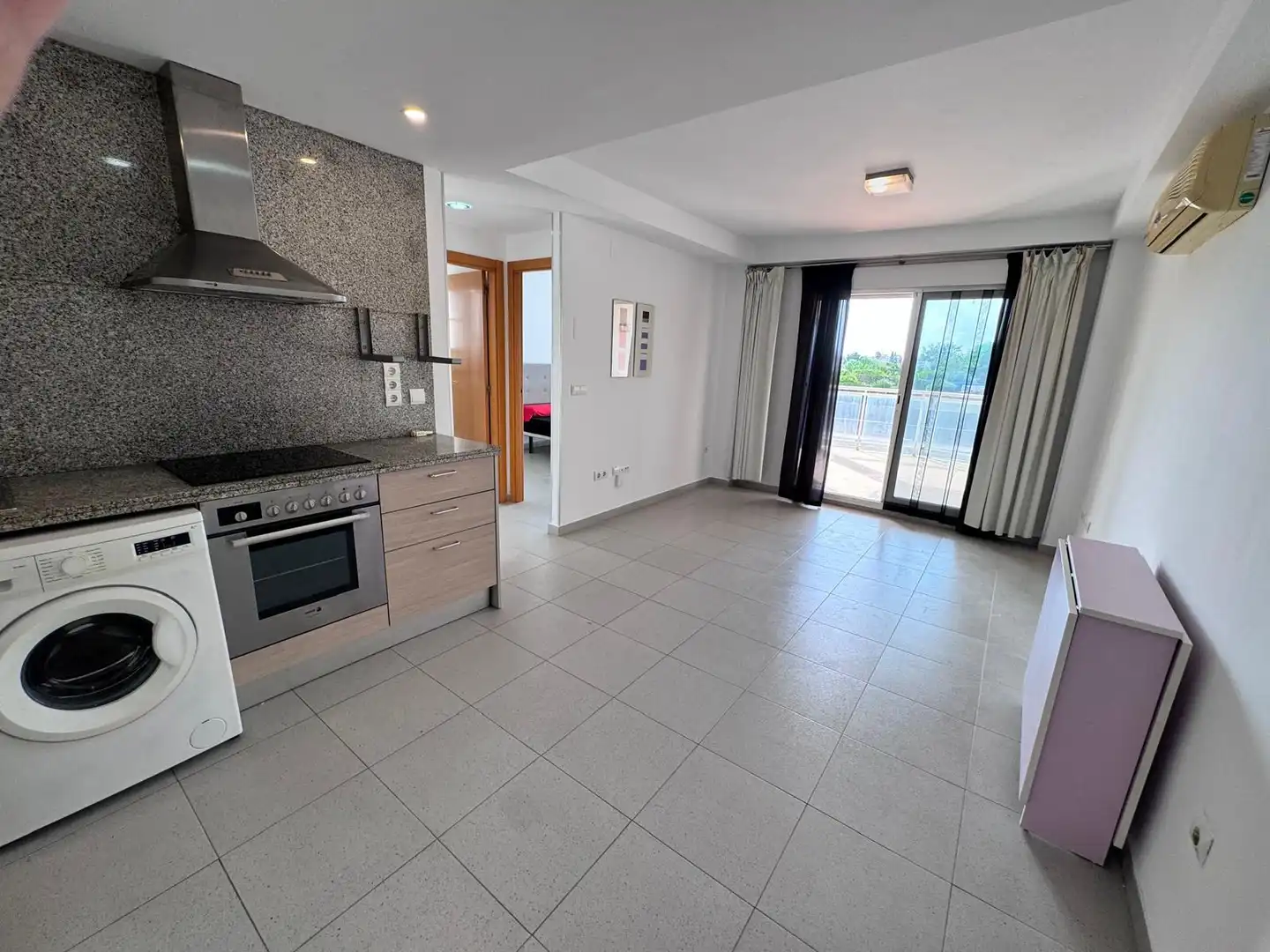 Kitchen of Apartments for sale in Piles  with Air Conditioner, Private garden and Swimming Pool