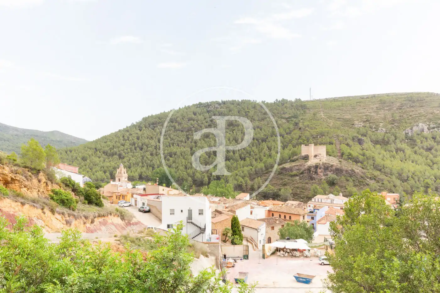 Vista exterior de Casa adosada en venda en Gaibiel amb Terrassa, Traster i Balcó