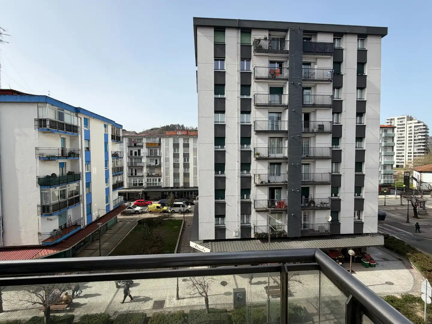 Vista exterior de Pis en venda en Lasarte-Oria amb Calefacció, Parquet i Terrassa