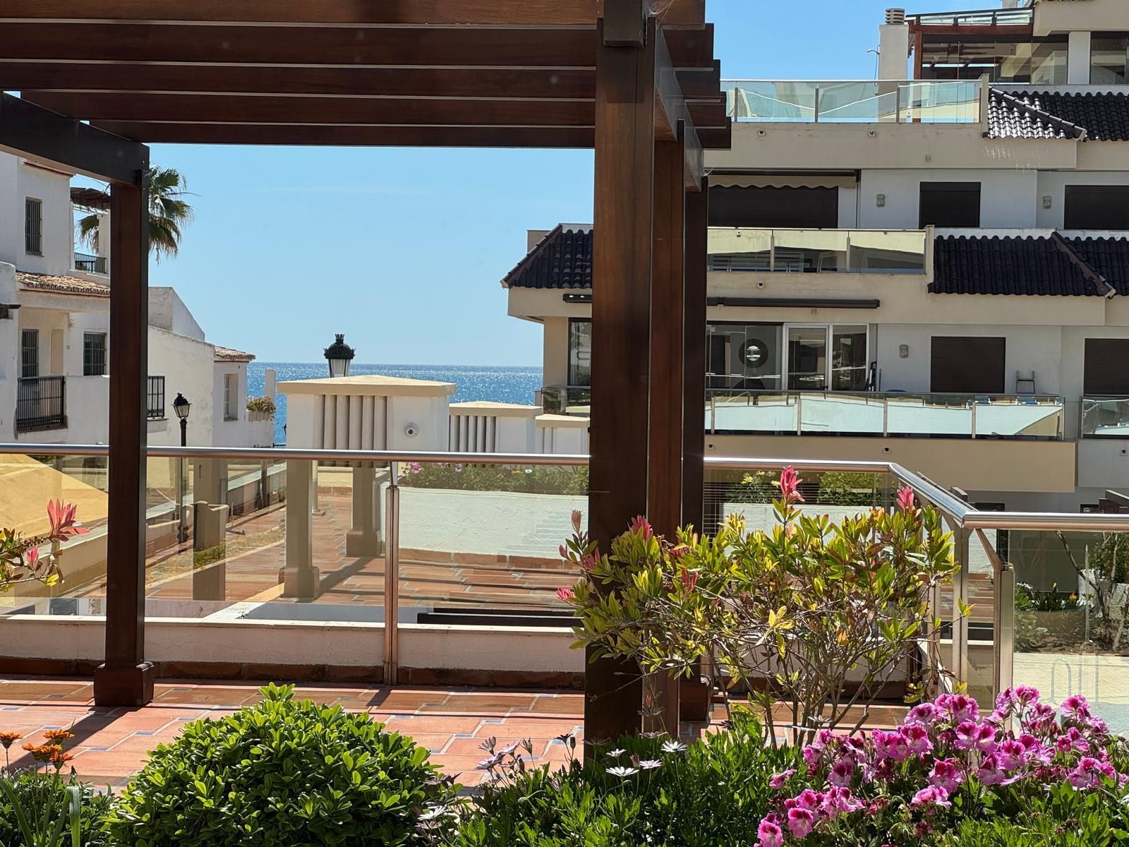 Jardí de Apartament en venda en Manilva amb Aire condicionat, Calefacció i Terrassa