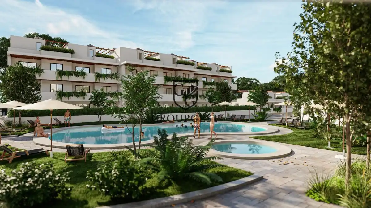 Piscina de Pis en venda en Mijas amb Aire condicionat, Terrassa i Piscina comunitària