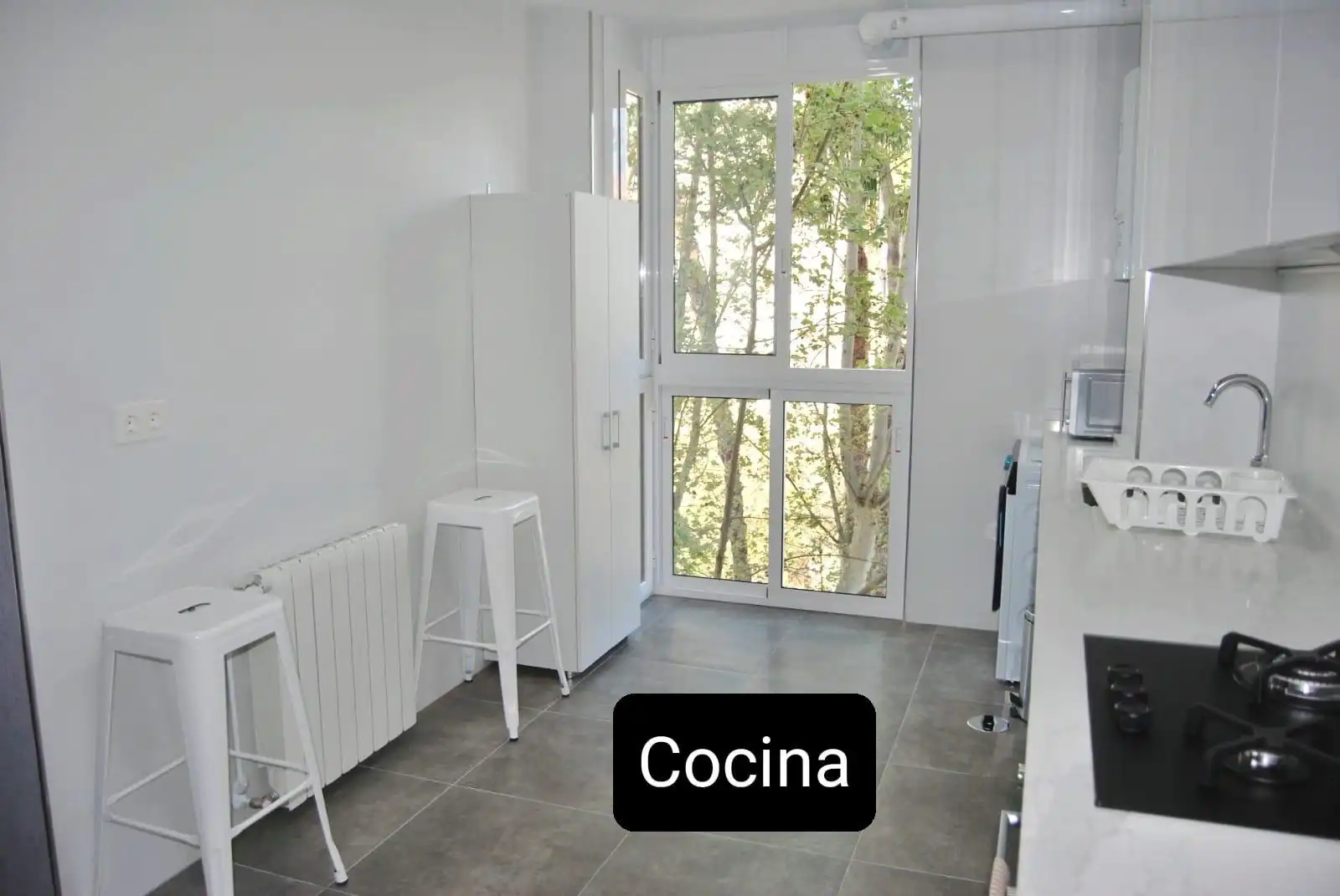 Cocina de Piso para compartir en Murcia con Aire acondicionado, Terraza y Amueblado