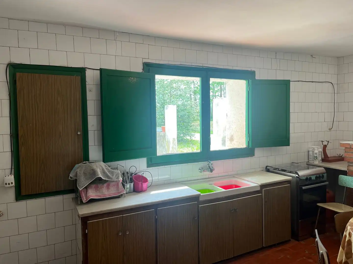 Cocina de Finca rústica en venta en Bescanó con Calefacción y Terraza