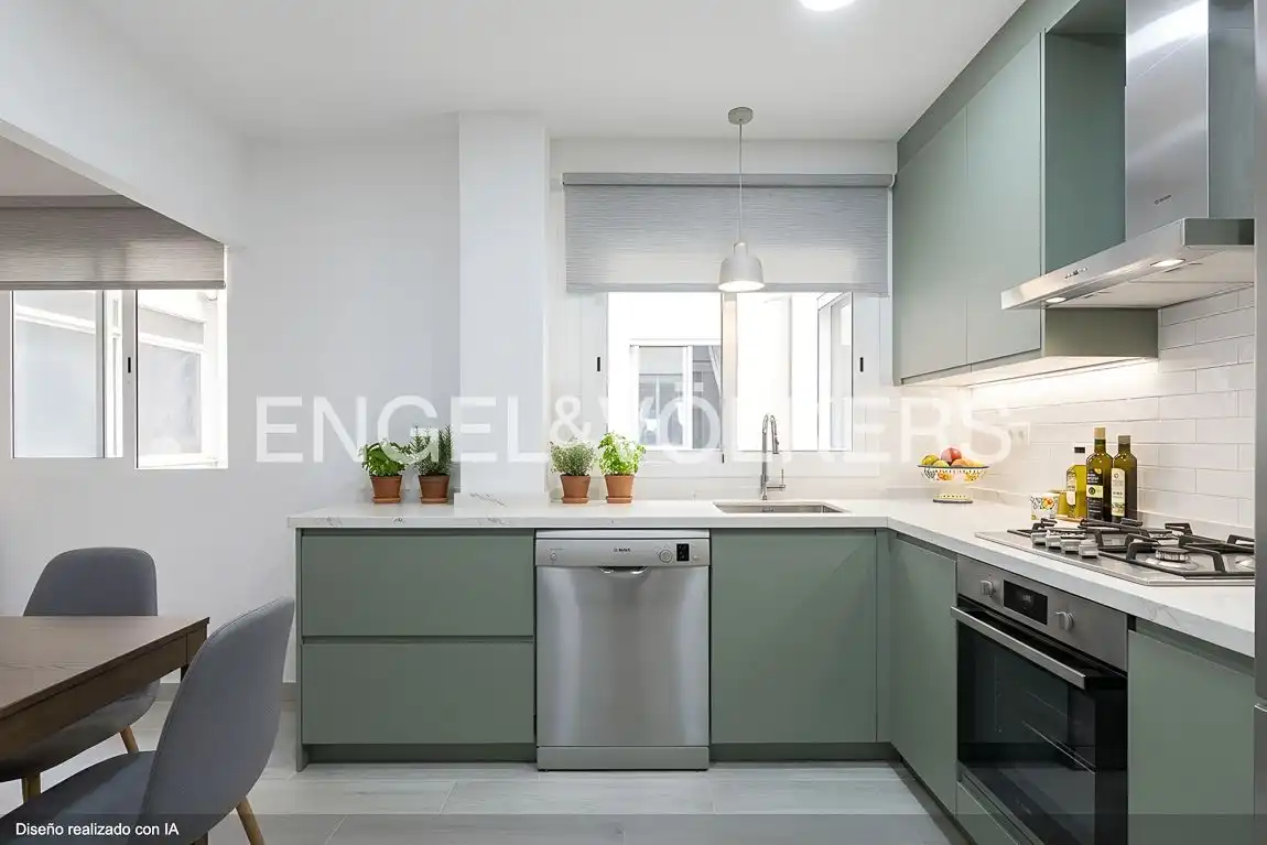 Cocina de Piso en venta en Valencia con Aire acondicionado, Calefacción y Balcón