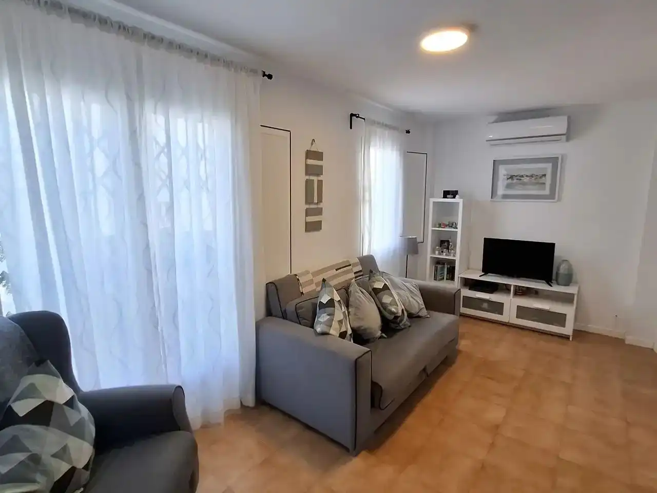 Living room of Apartments for sale in Mojácar  with Air Conditioner, Terrace and Swimming Pool