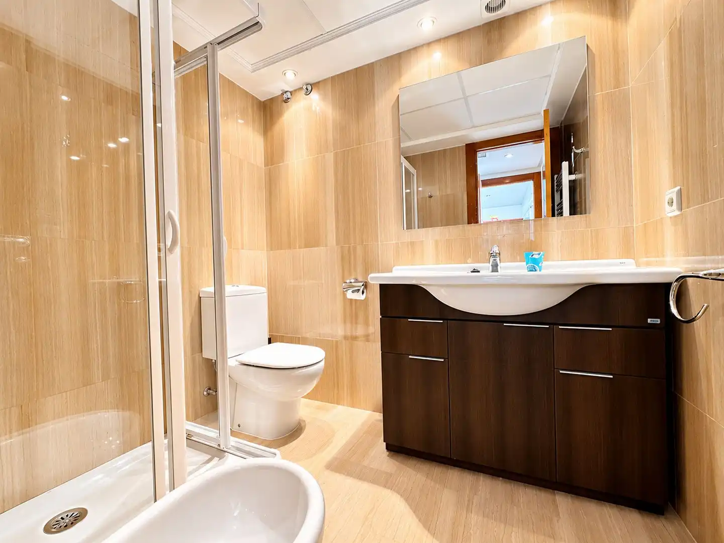 Baño de Apartamento en venta en Calpe / Calp con Aire acondicionado, Calefacción y Jardín privado