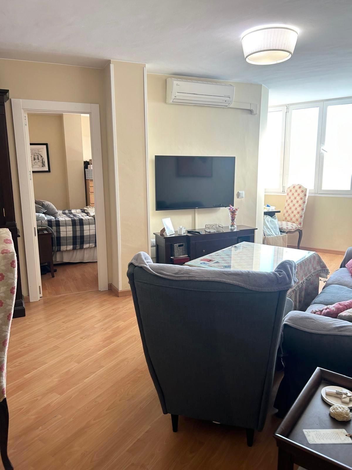 Sala d'estar de Pis en venda en Málaga Capital amb Aire condicionat, Calefacció i Jardí privat