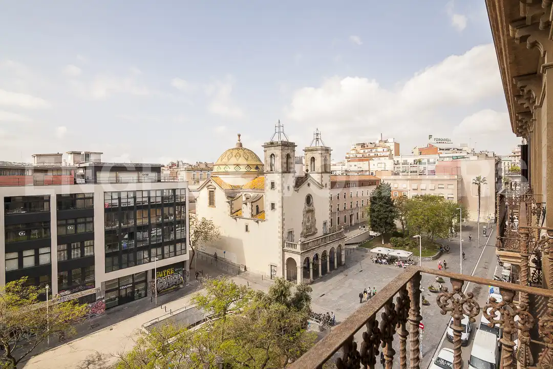 Vista exterior de Pis de lloguer en Barcelona amb Aire condicionat, Calefacció i Parquet