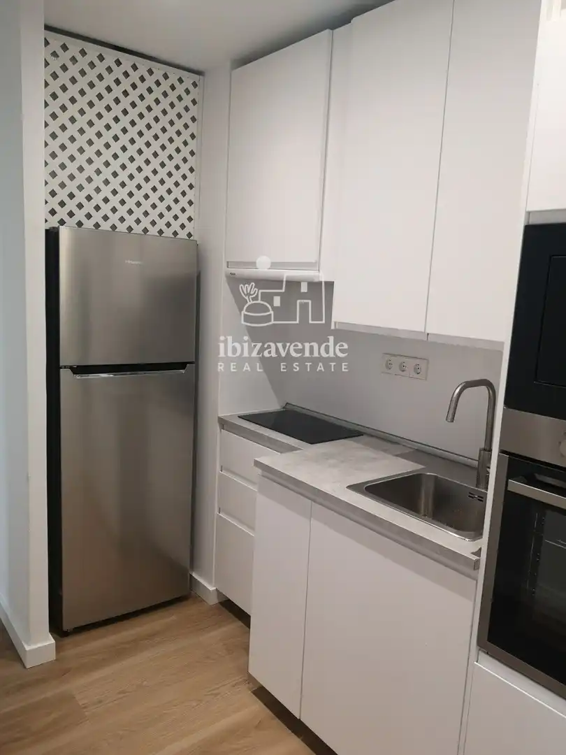 Cuina de Pis de lloguer en Eivissa amb Aire condicionat, Calefacció i Terrassa