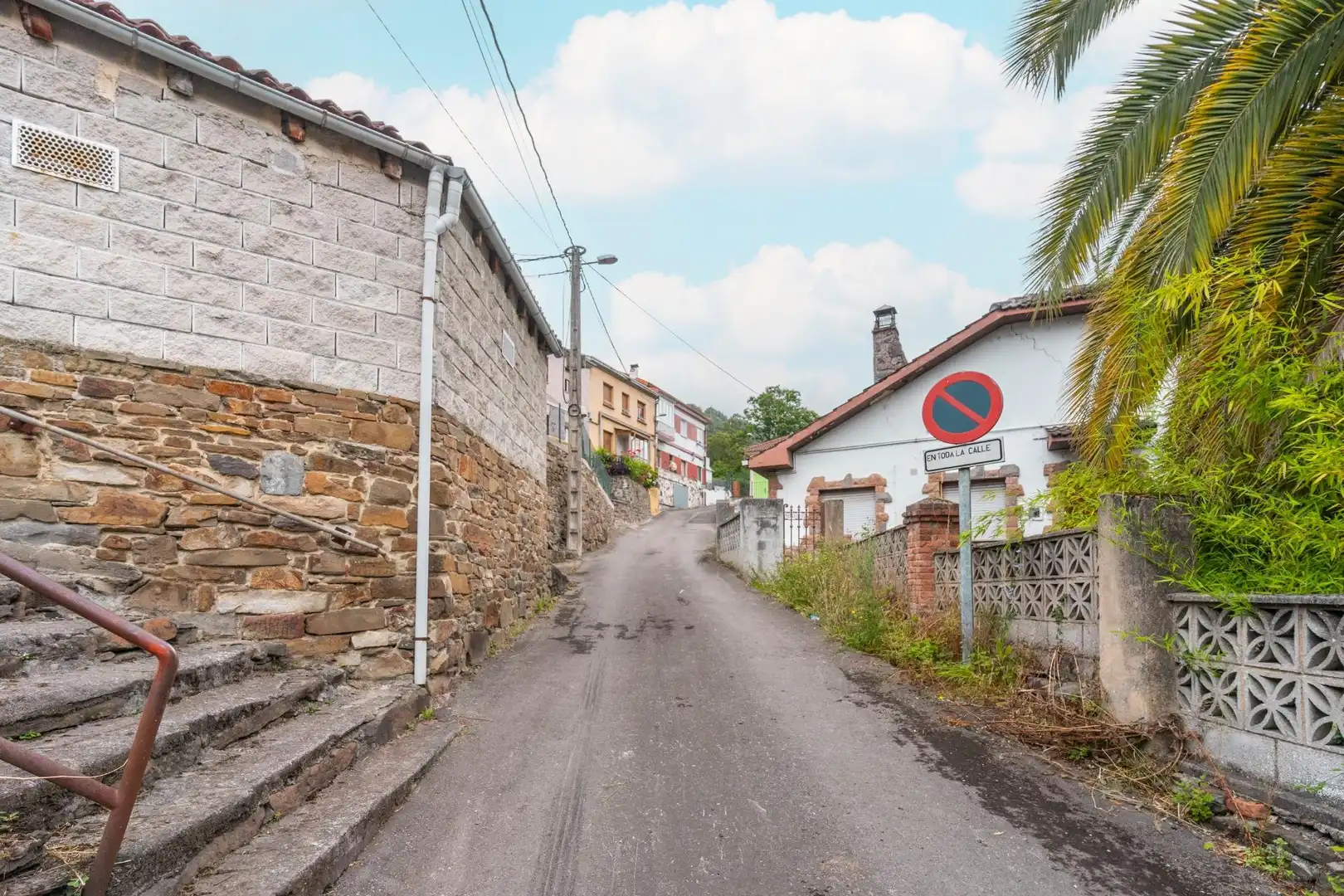Vista exterior de Casa adosada en venta en Mieres (Asturias)