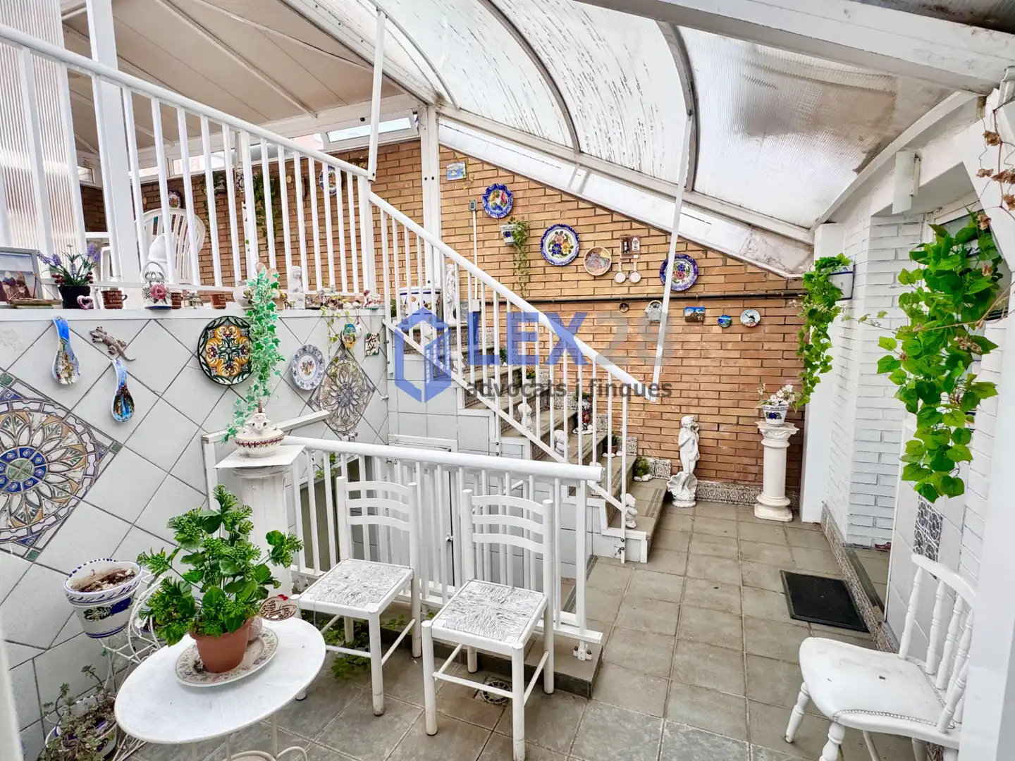 Terraza de Casa adosada en venta en Badalona con Aire acondicionado, Calefacción y Jardín privado