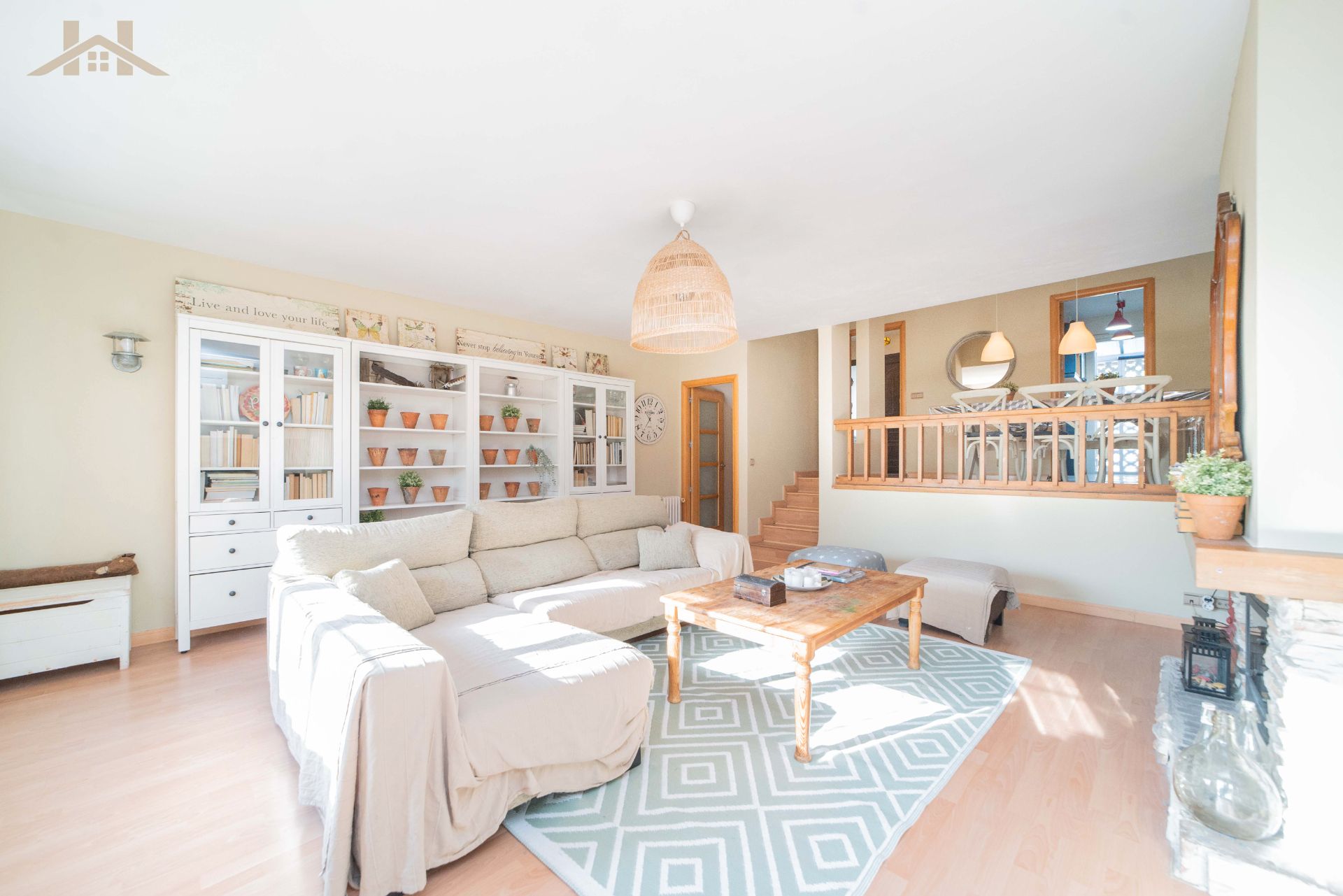 Living room of Single-family semi-detached for sale in Valdemorillo  with Air Conditioner, Heating and Private garden