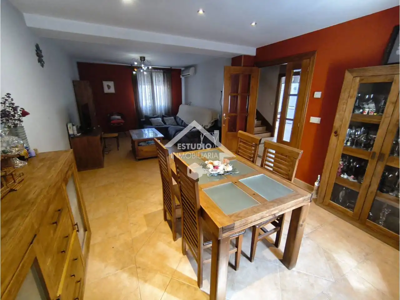 Sala de estar de Casa o chalet en venta en Mendavia con Aire acondicionado, Calefacción y Terraza