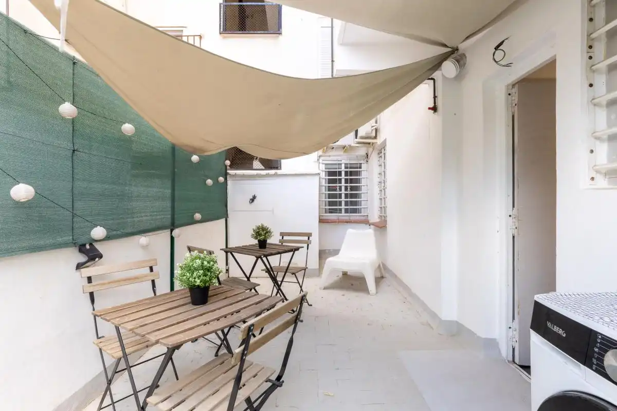 Terrace of Flat for rent in Alboraya  with Air Conditioner and Heating
