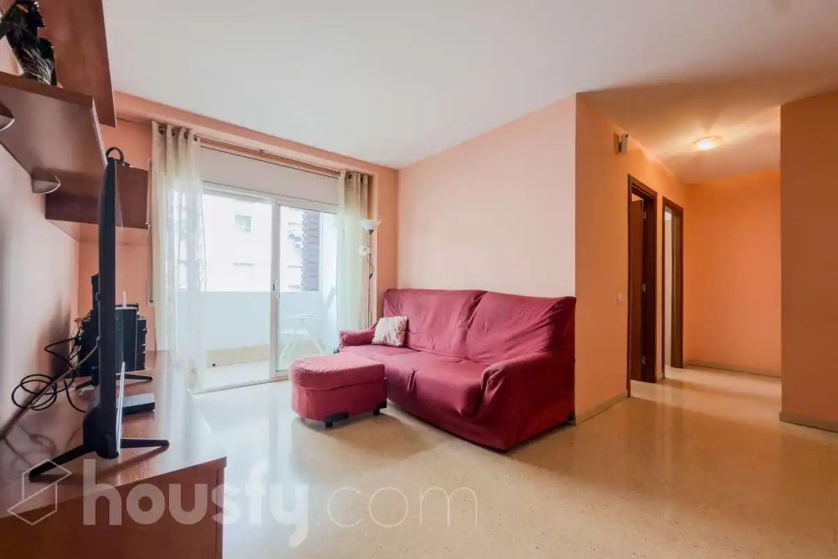 Sala de estar de Piso en venta en Barcelona con Terraza
