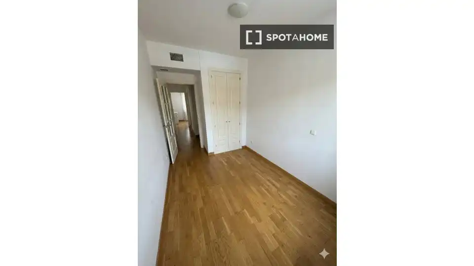 Schlafzimmer von Wohnung zur untervermieten in Las Rozas de Madrid mit Klimaanlage, Heizung und Terrasse