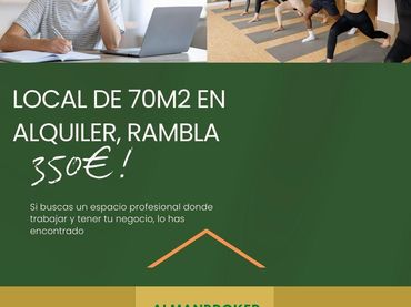Local comercial en alquiler en Calle RAMBLA MANCHA 34