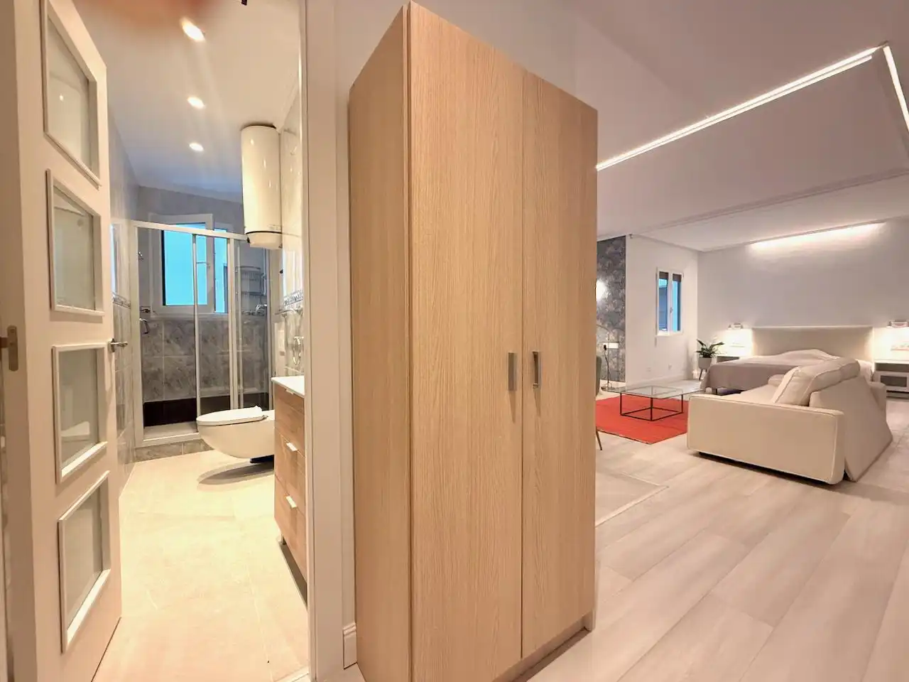 Badezimmer von Wohnung zur Miete in Donostia - San Sebastián  mit Heizung