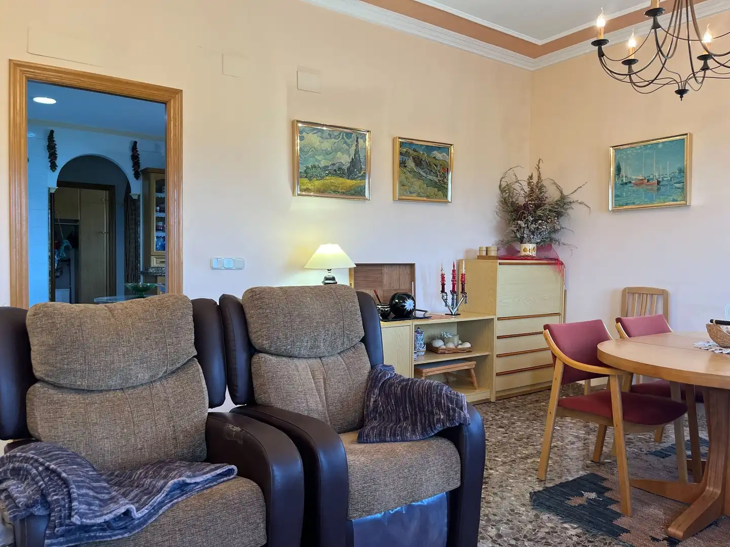 Living room of Houses for sale in Albaida  with Air Conditioner, Heating and Storage room