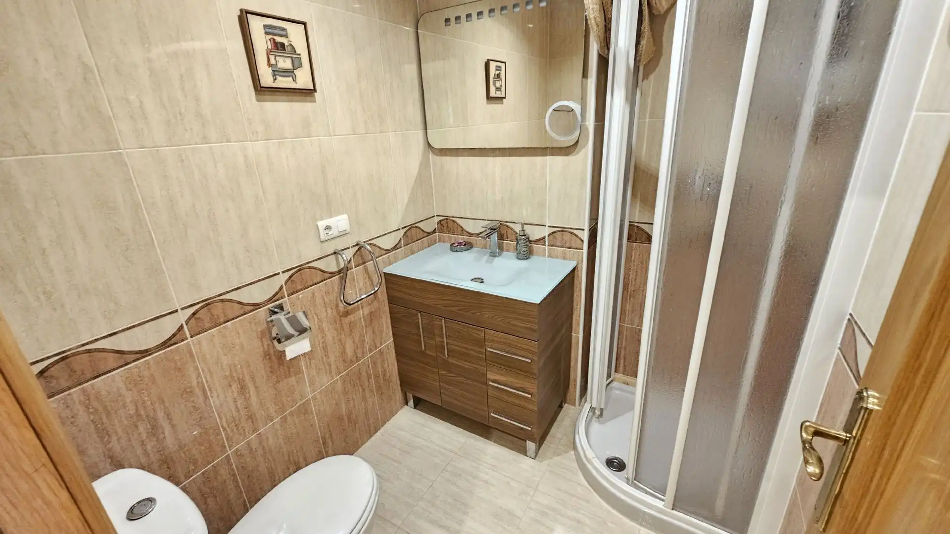Baño de Apartamento en venta en Oropesa del Mar / Orpesa con Aire acondicionado, Calefacción y Terraza