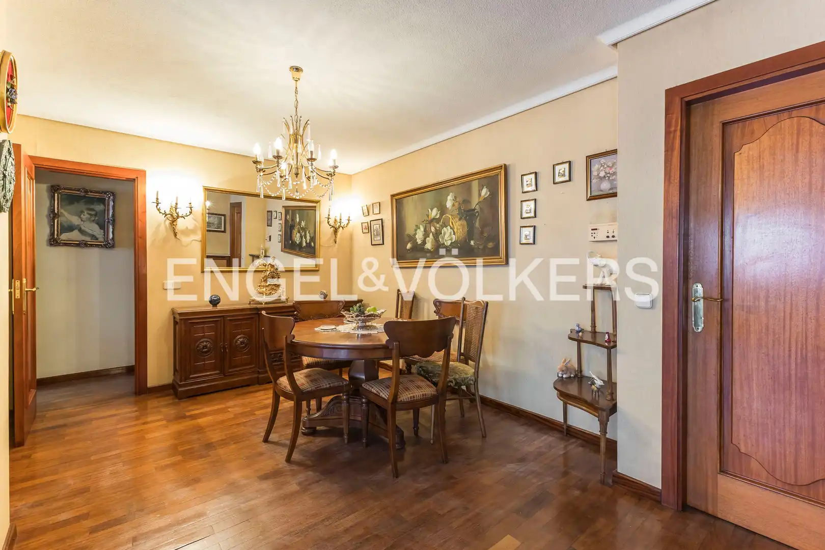 Esszimmer von Wohnung zum Verkauf in Madrid mit Heizung, Parkett und Abstellraum