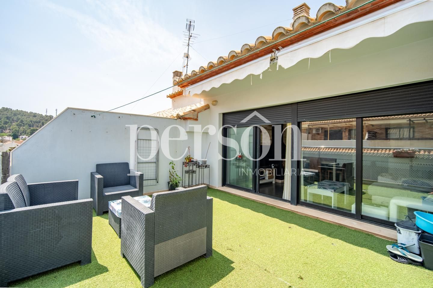Terrasse von Dachboden zum verkauf in Náquera mit Klimaanlage, Terrasse und Möbliert