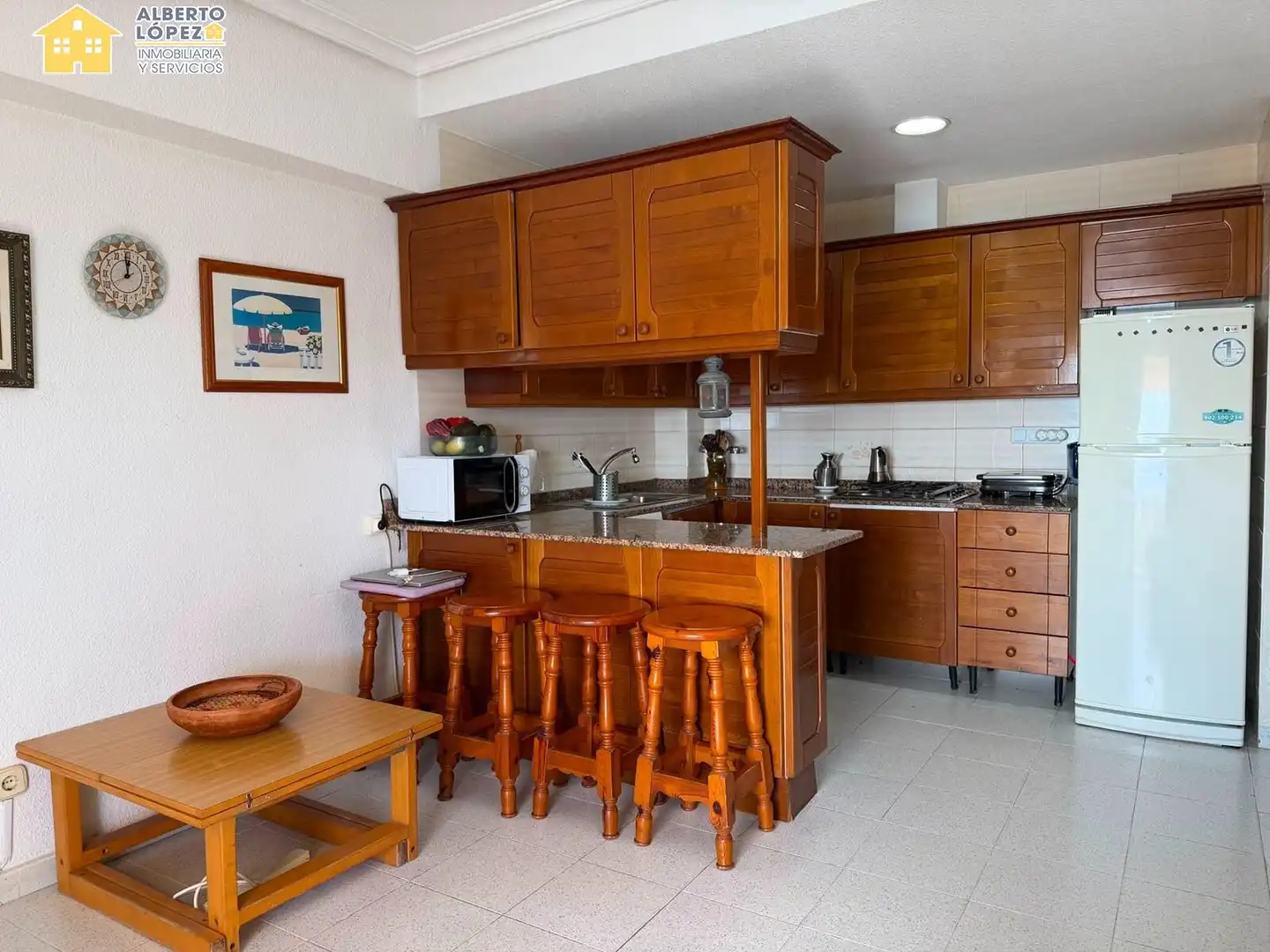 Cocina de Dúplex de alquiler en Elche / Elx con Terraza, Amueblado y Balcón