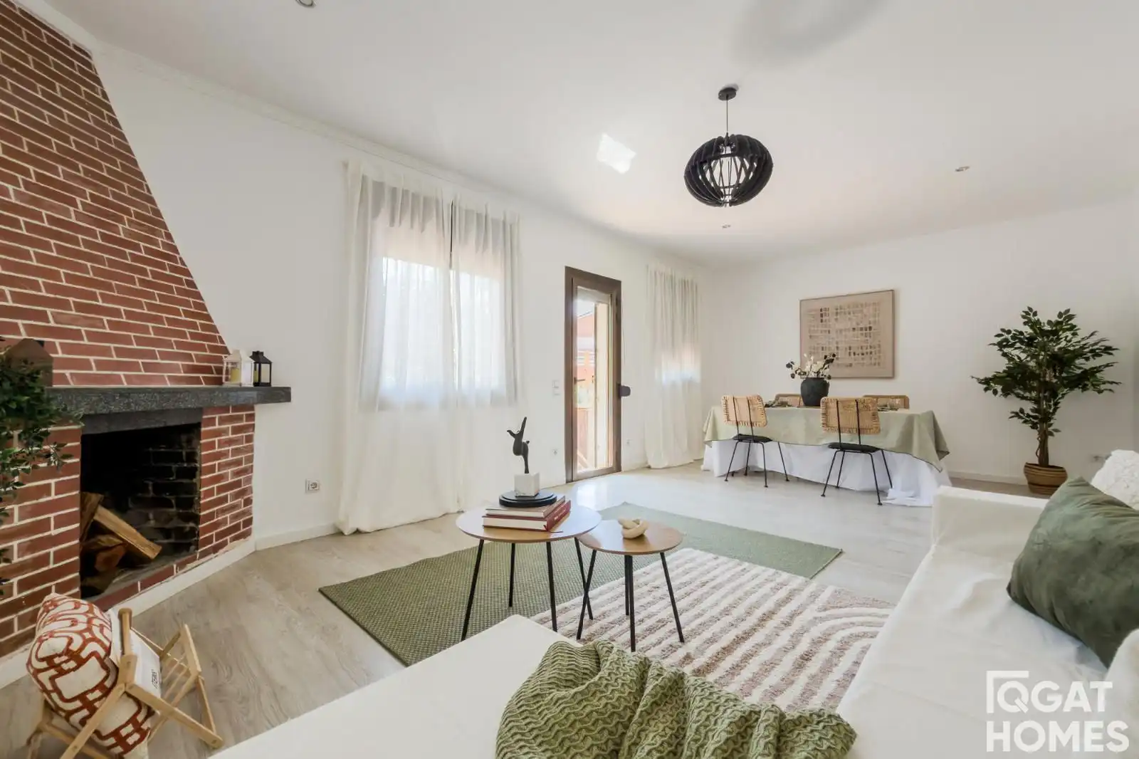 Wohnzimmer von Haus oder Chalet zum Verkauf in Sant Cugat del Vallès mit Klimaanlage, Heizung und Terrasse