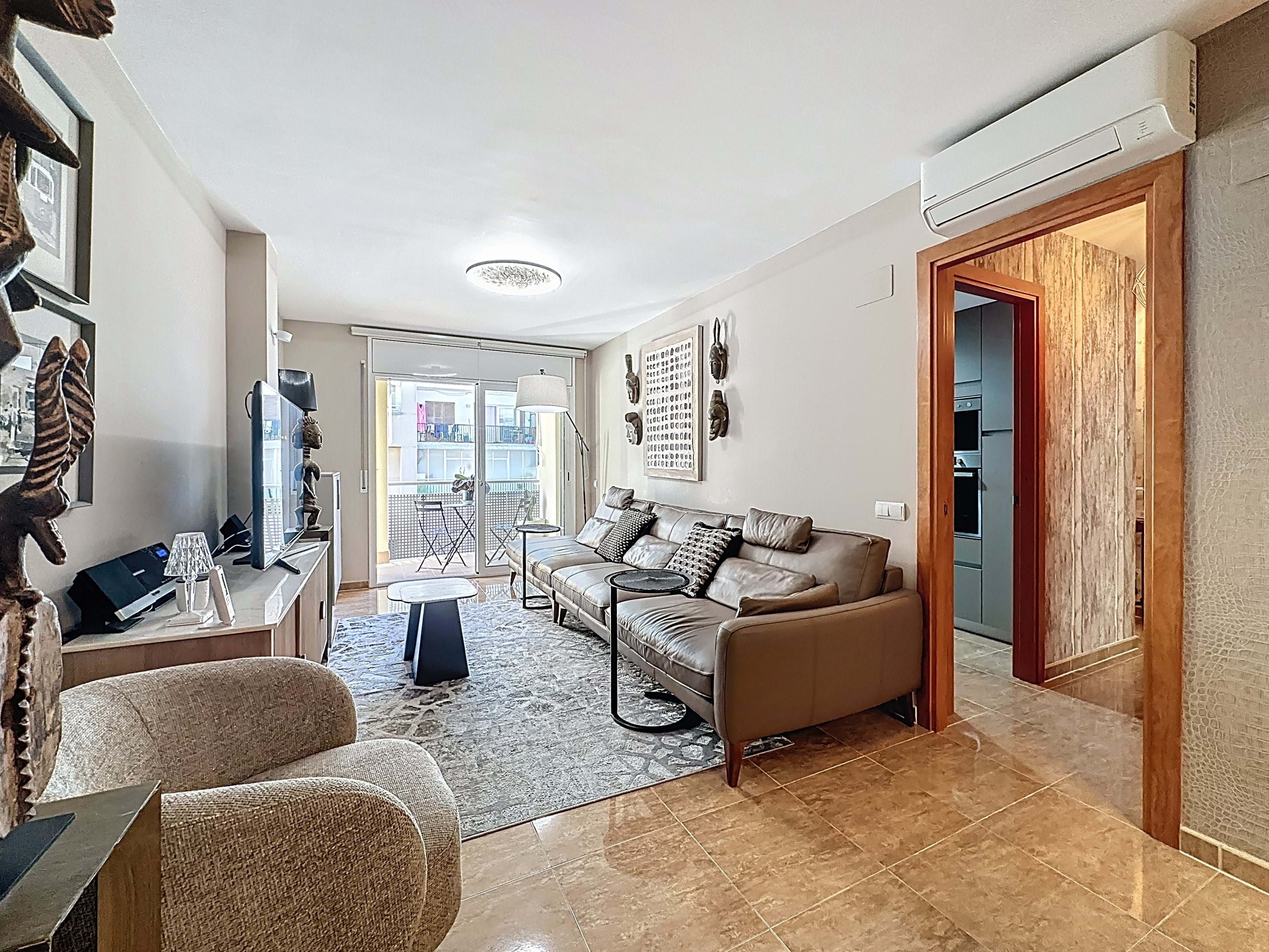 Living room of Flat for sale in Sant Pere de Ribes  with Air Conditioner, Heating and Terrace