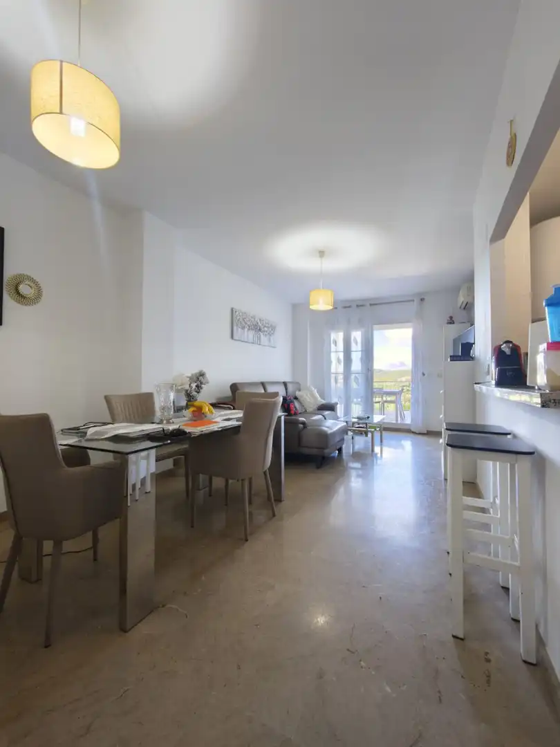 Sala d'estar de Pis en venda en Manilva amb Piscina comunitària
