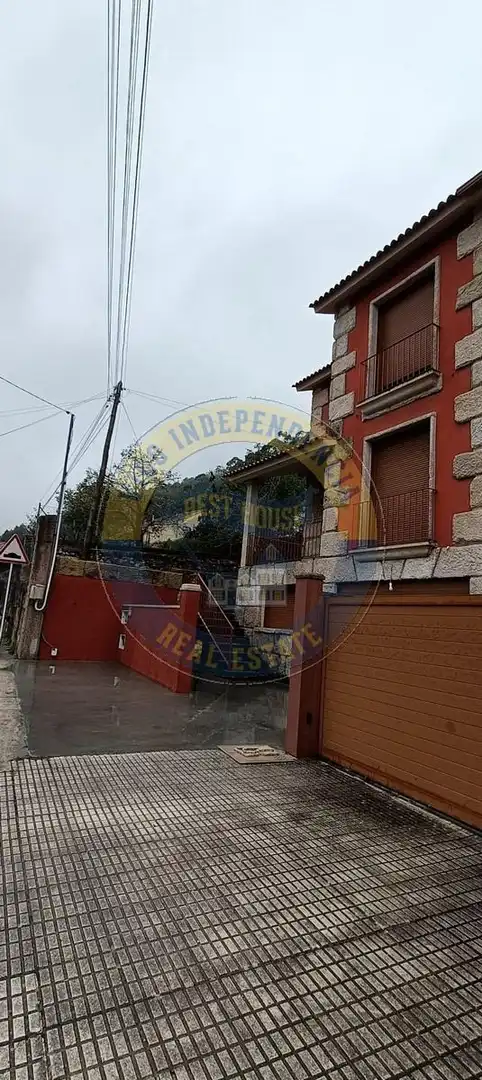 Vista exterior de Casa adosada en venta en Moaña