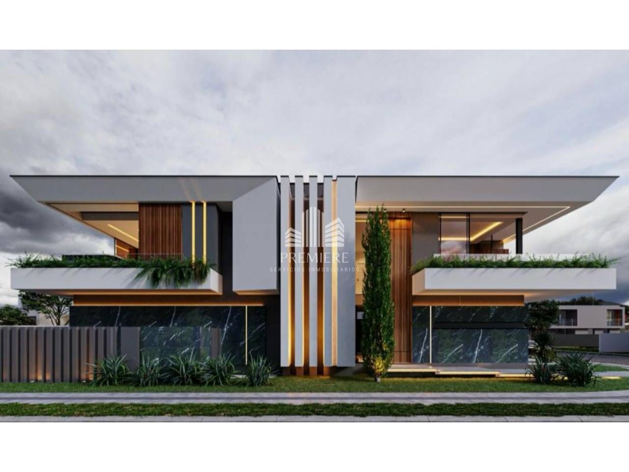 Exterior view of Single-family semi-detached for sale in Villamayor  with Heating, Private garden and Terrace